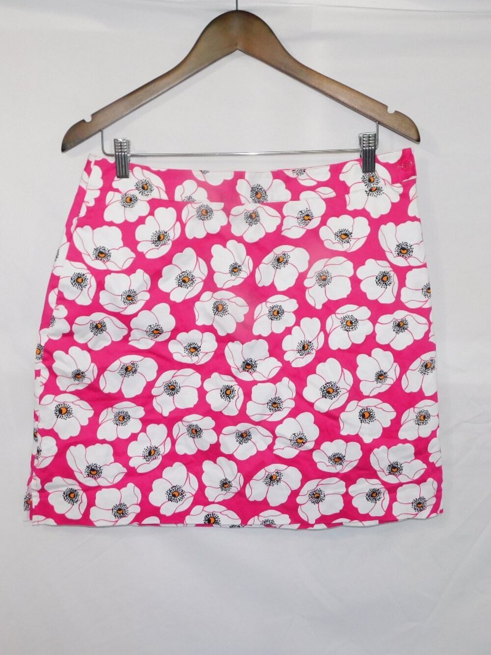 EP PRO Pink White Floral Golf Skort Skirt with Shorts Womens 10